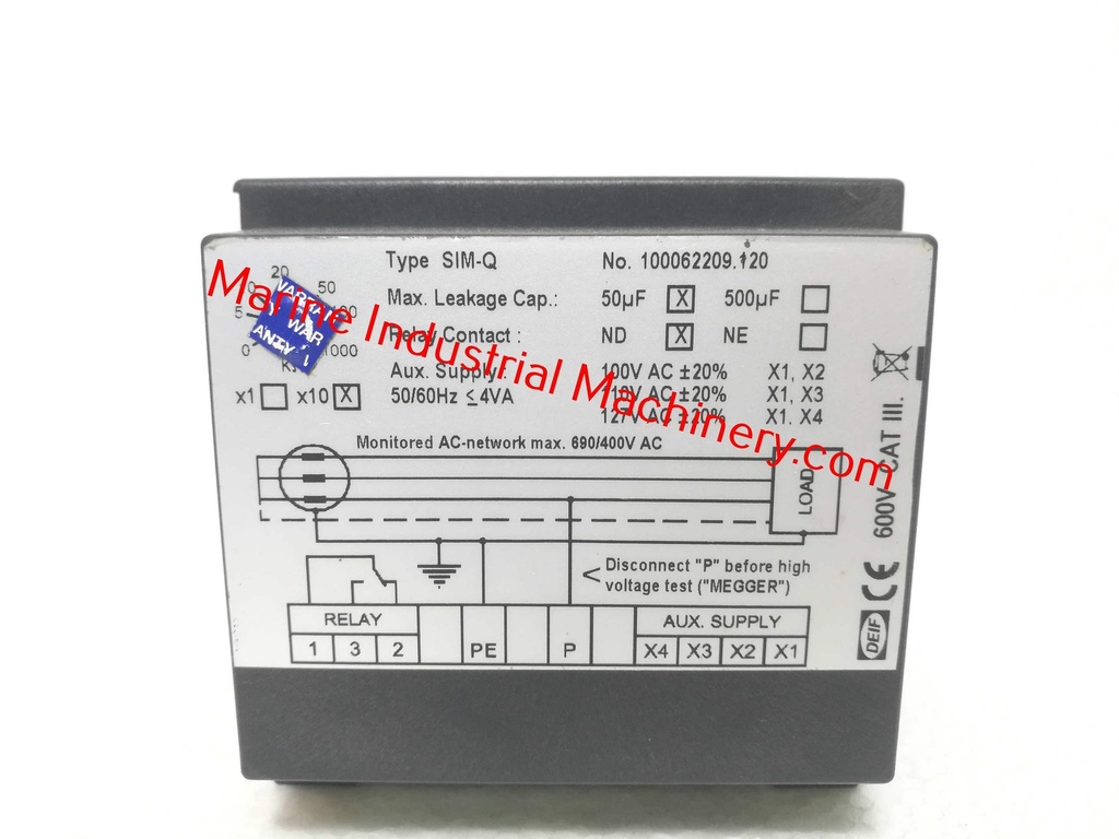 Deif SIM-Q Mega Ohm Meter(0-10 MOhm)