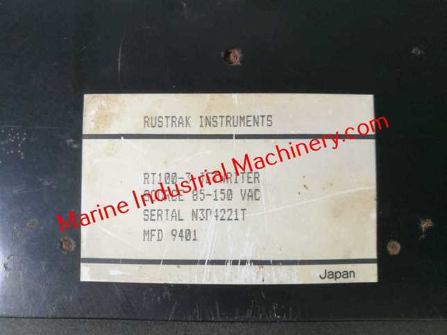 Rustrak RT-100-3 Chart Recorder