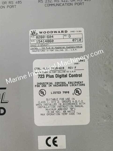 Woodward 8280-604 723 Plus Digital Control