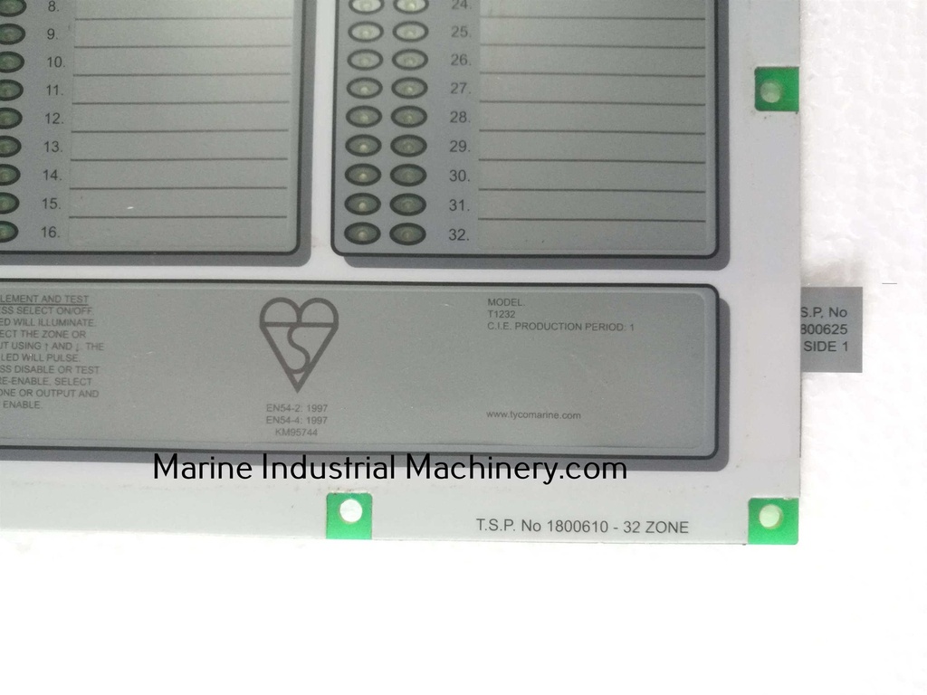 Tyco T1232 Fire Alarm Equipment