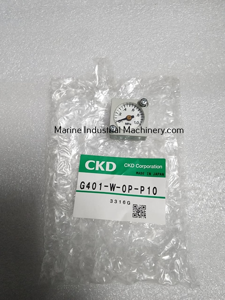 CKD G401-W-OP-P10 Pressure Gauge(0-1.0MPa)