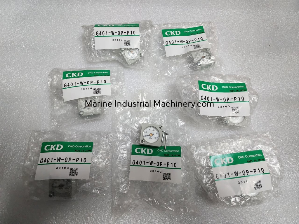 CKD G401-W-OP-P10 Pressure Gauge(0-1.0MPa)
