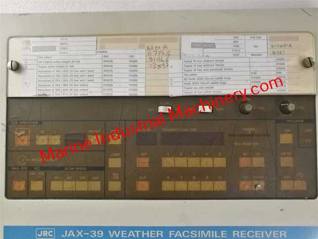 JRC JAX-39 Weather Facsimile Receiver