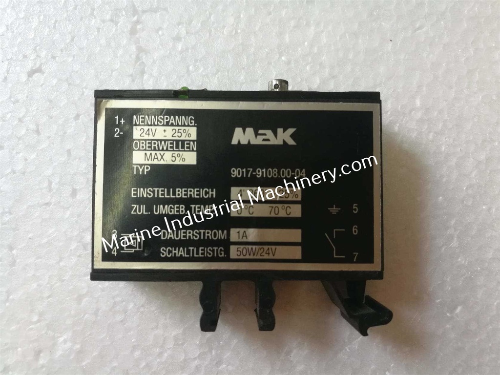 Mak 9017-9108.00-04 Plug In Ralay