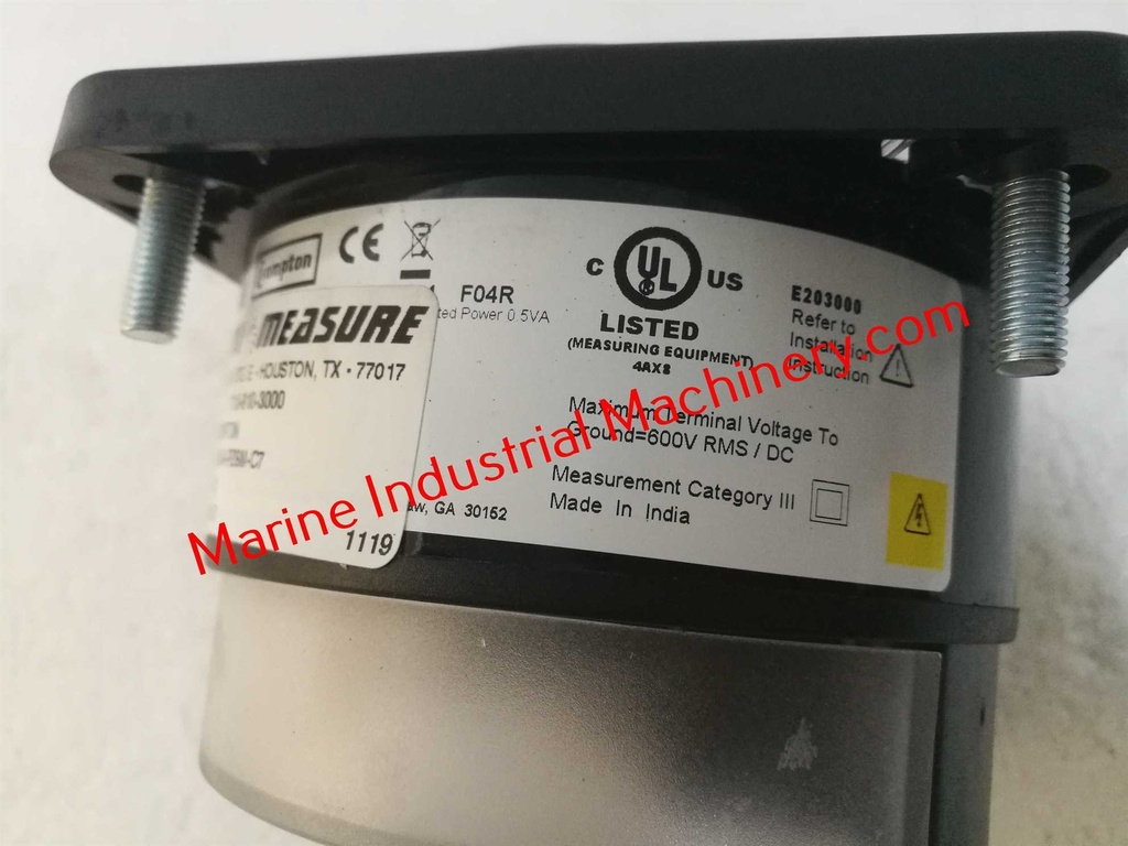 Crompton 007-05GA-PZSM-C7 AC Volts Meter (0-750AC)