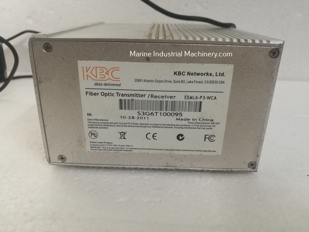 KBC ESML6-P3-WCA Fiber Optic Transmitter-Receiver