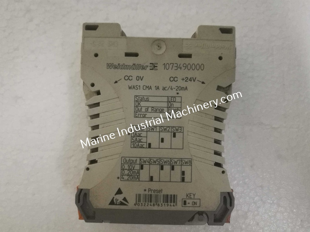 Weidmuller WAS1 CMA 1A ac/ 4-20mA 1073490000 Power Control Module