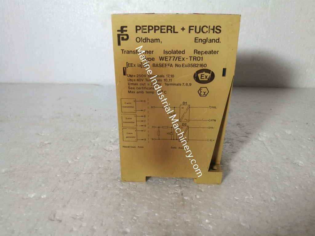 Pepperl+Fuchs WE77/Ex-TR01 Transformer Isolated Repeater