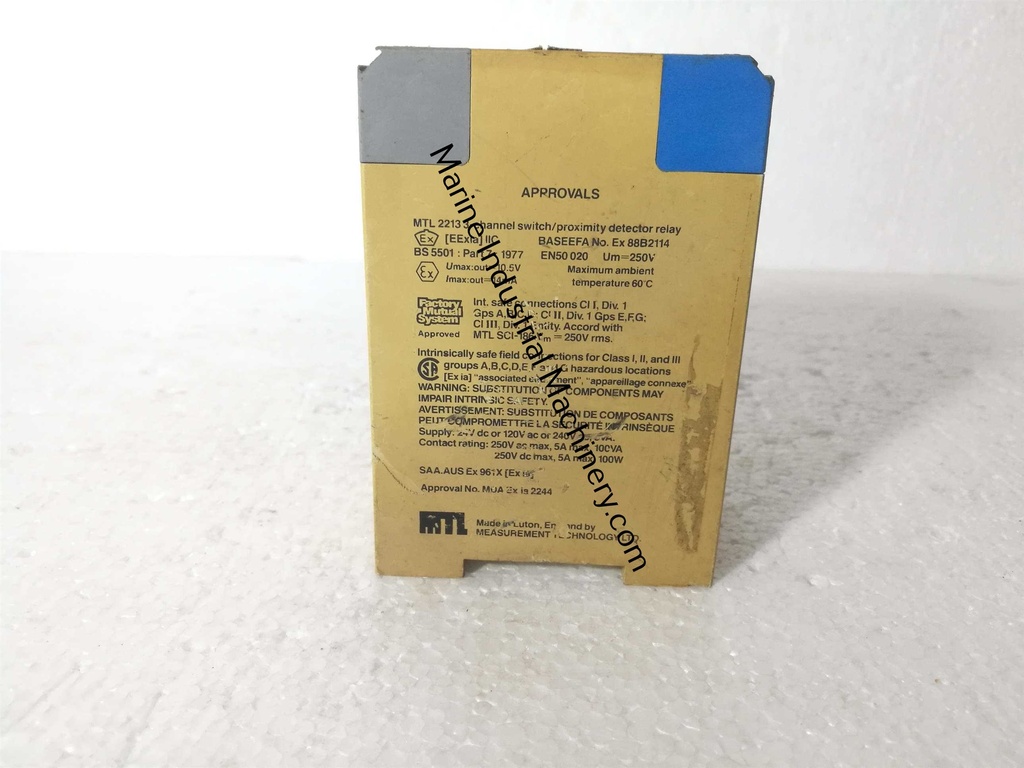 MTL MTL 2213 3-Channel Switch-Proximity Detector Relay