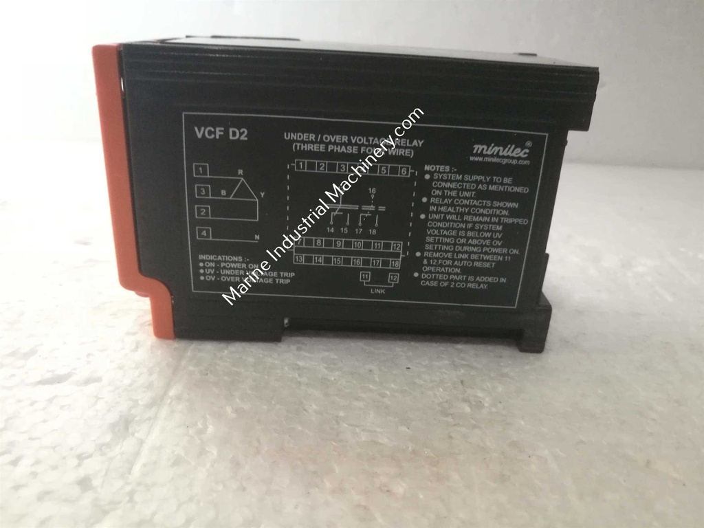 Minilec VCF D2 Under-Over Voltage Relay(110Vac)