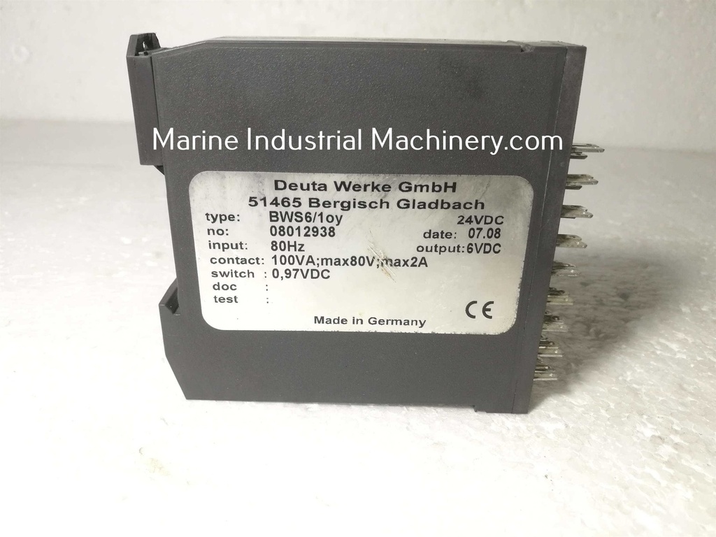Deuta Werke BWS6-1oy Relay
