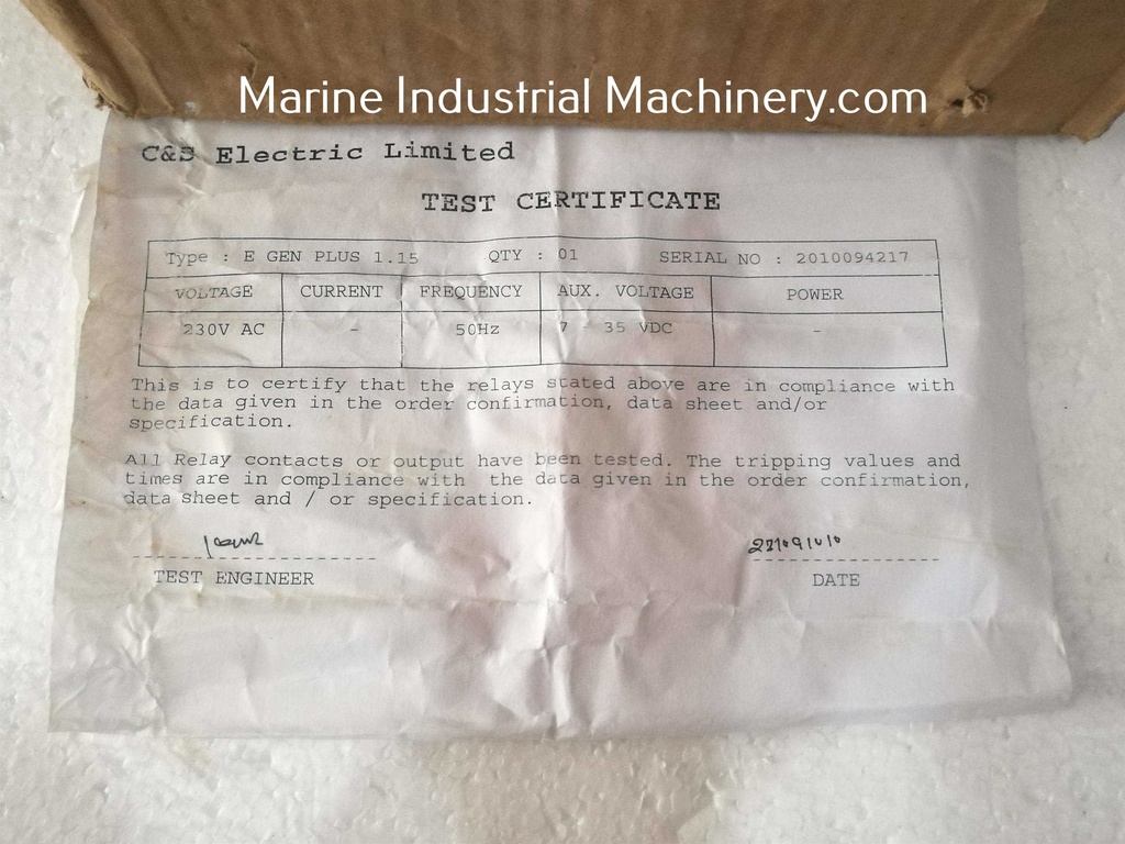C&S eGen Plus 1.15 Engine Controller
