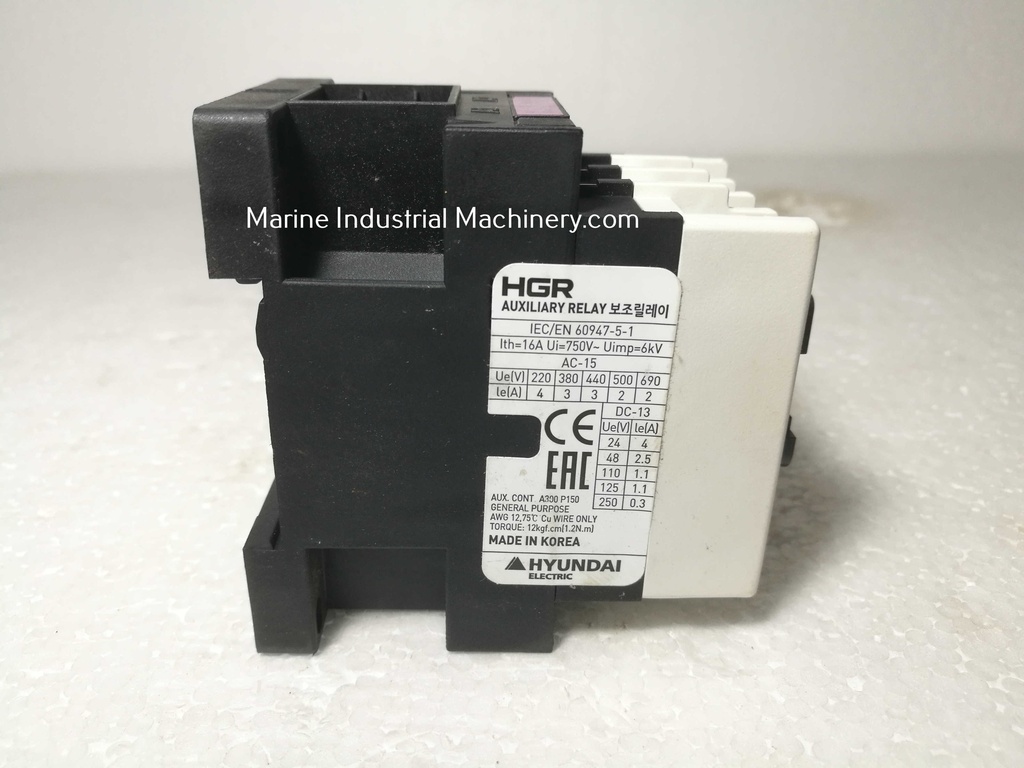 Hyundai HGR 31 Auxiliary Relay