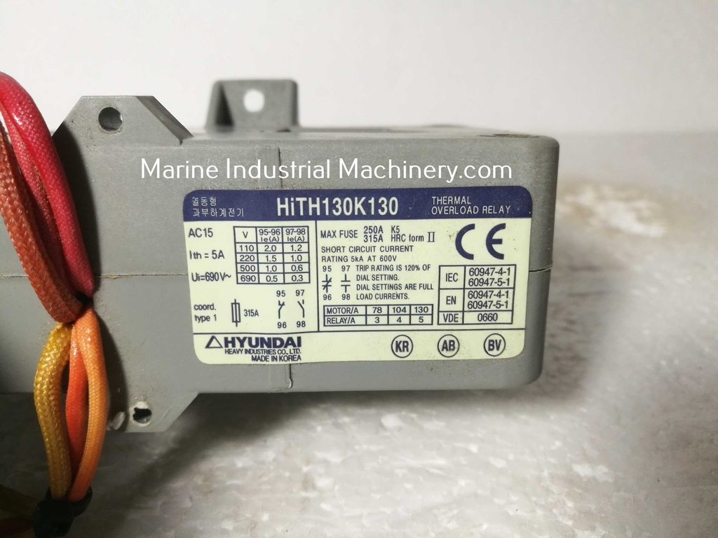 Hyundai HiTH-22K Thermal Overload Relay(HiTH130K130) 