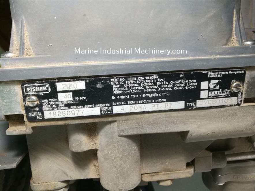 Fisher Fieldvue DVC6010S Valve Positioner with Fisher 657 Actuator