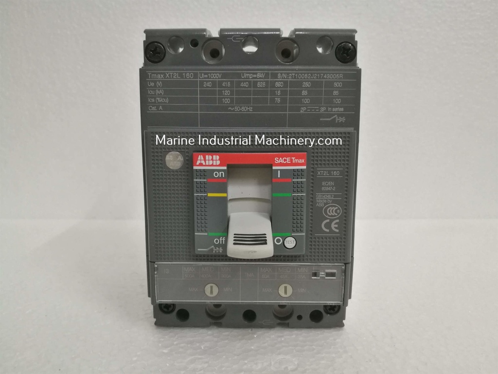 ABB SACE Tmax XT2L 160 Circuit Breaker (3P 50A)