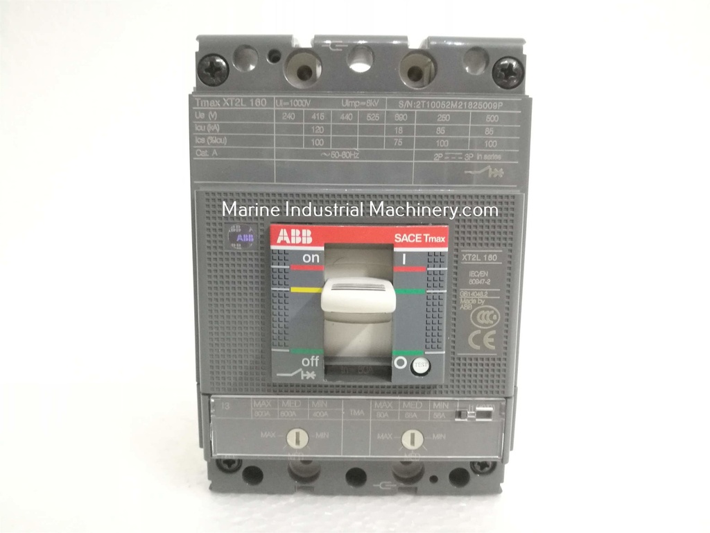ABB SACE Tmax XT2L 160 Circuit Breaker (3P 80A)