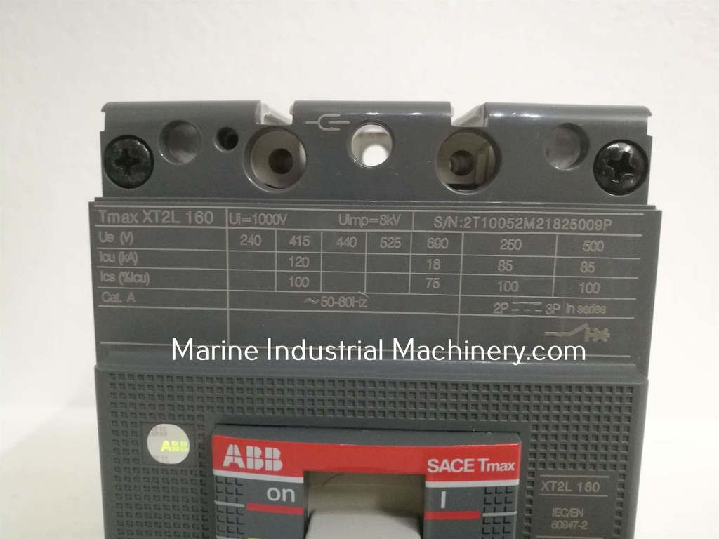 ABB SACE Tmax XT2L 160 Circuit Breaker (3P 80A)