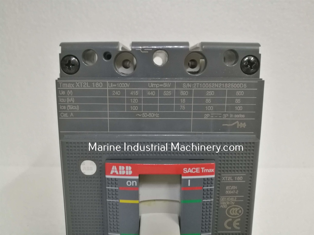 ABB SACE Tmax XT2L 160 Circuit Breaker (3P 100A)