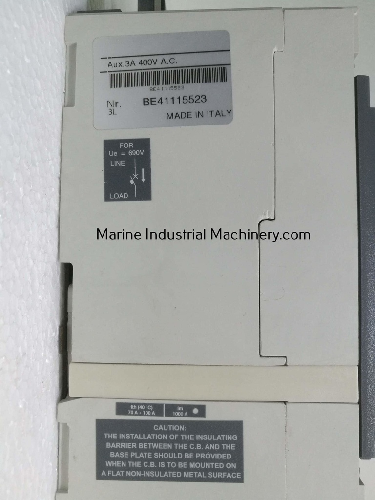 ABB SACE Isomax S3 Circuit Breaker (3P 70-100A)