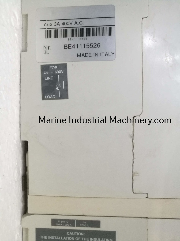 ABB SACE Isomax S3 S3L Circuit Breaker (3P 140A-200A)