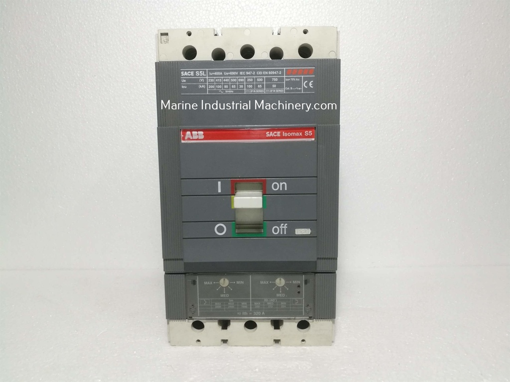 ABB SACE Isomax S5 S5L Circuit Breaker (3P 320A)