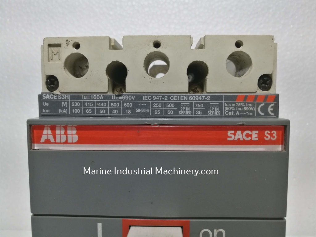 ABB SACE S3 S3H Circuit Breaker (3P 160A)