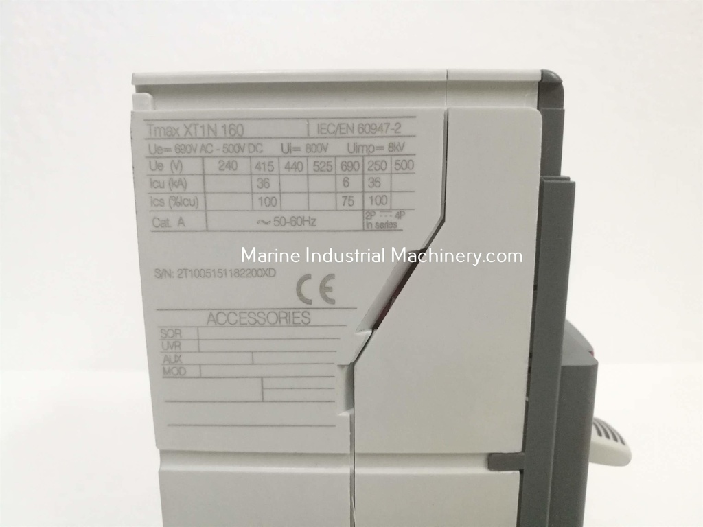 ABB SACE Tmax XT1N 160 Circuit Breaker (3P 40A)