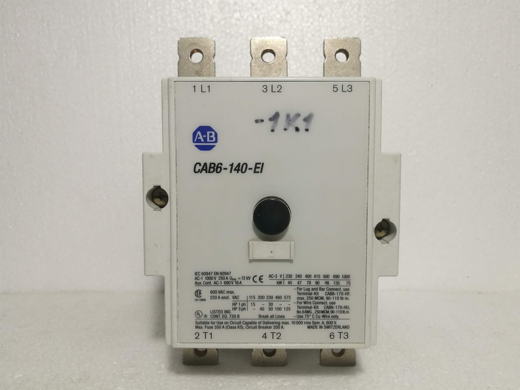 Allen-Bradley CAB6-140-EI Contactor