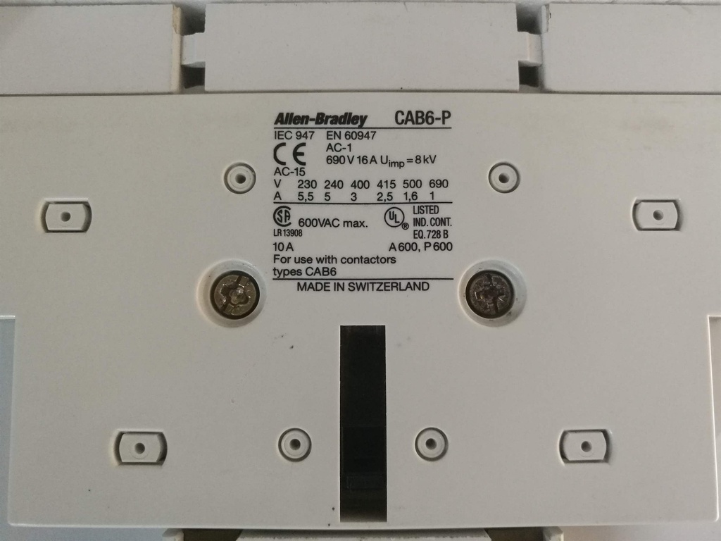 Allen-Bradley CAB6-140-EI Contactor