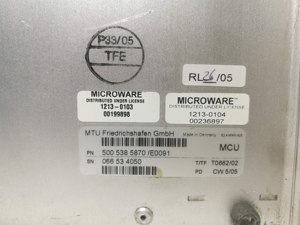 MTU Monitoring Control Unit