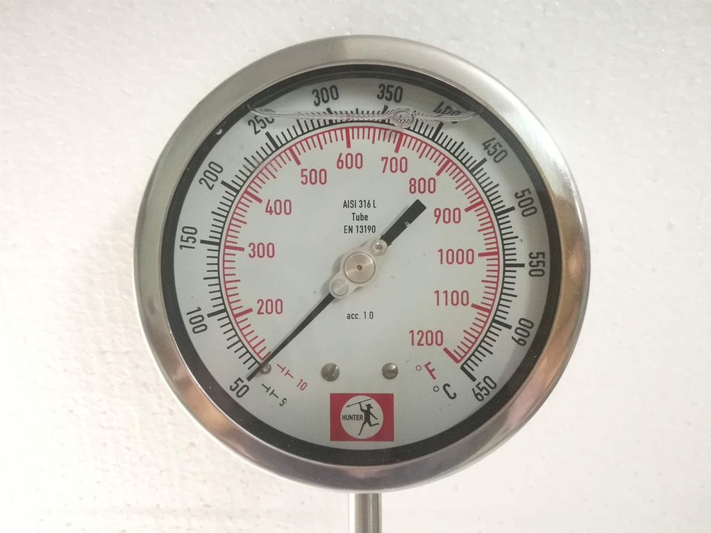 Hunter 100S-GF-MT-S66-DB Temperature Gauge