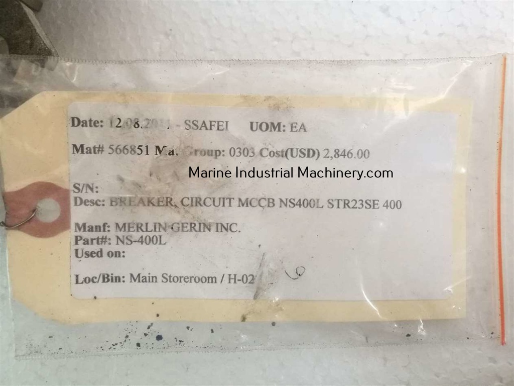 Merlin Gerin NS400L Circuit Breaker