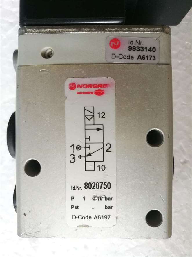 Norgren 8020750 Single Solenoid Valve