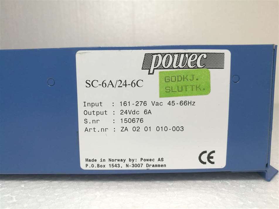 Powec SC-6A/24-6C SC-6 Switch Mode Power Supply