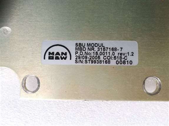 Man B&W 3157168-7 Switch Board Unit