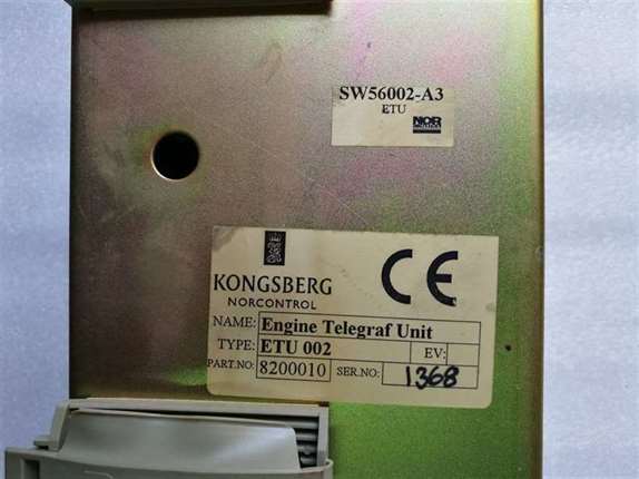 Kongsberg Nor Control ETU 002 Engine Telegraph Unit