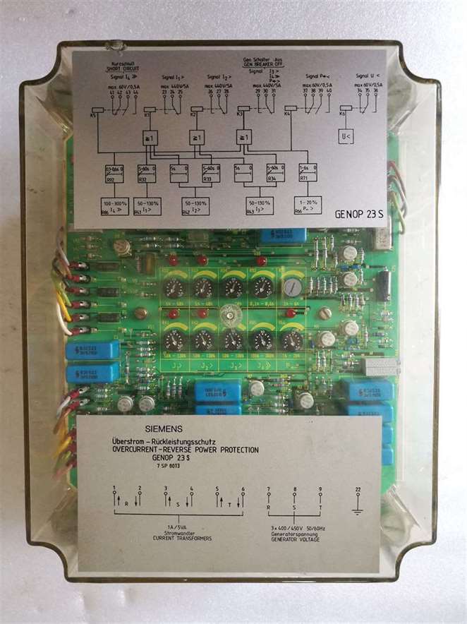 Siemens 7SP 8013 Overcurrent Reverse Power Protection