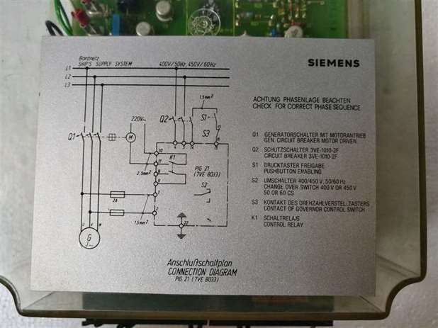 Siemens 7VE 8033 Meter