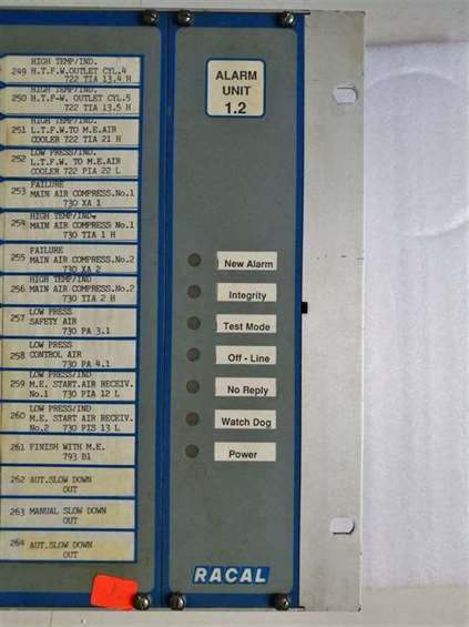 Racal Marine 77250 AA Alarm Unit