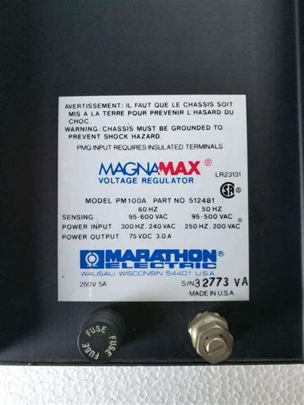 Marathon Electric PM100A Magnamax Voltage Regulator