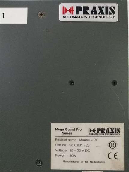 Praxis Automation 98.6.001.725 Mega Guard Pro Series