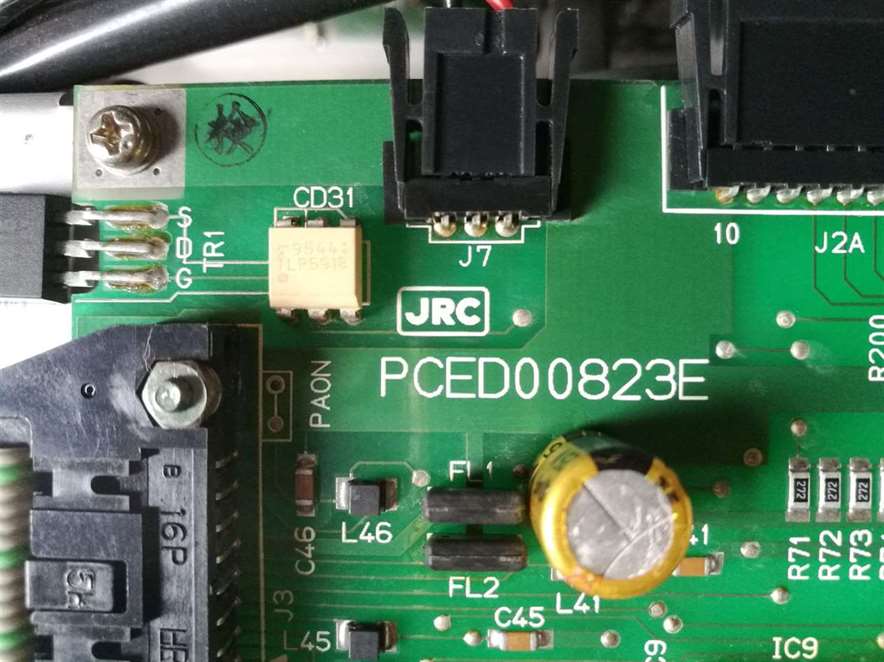 JRC PCED00823E CCD-165 PA Alarm CKT