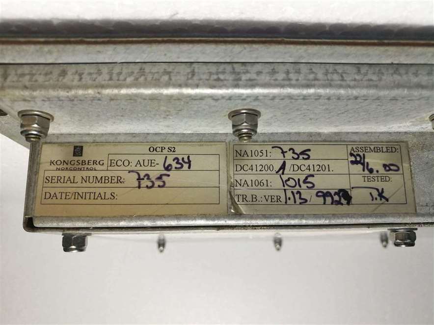 Kongsberg Norcontrol OCP 8810 S2 Operator control Panel