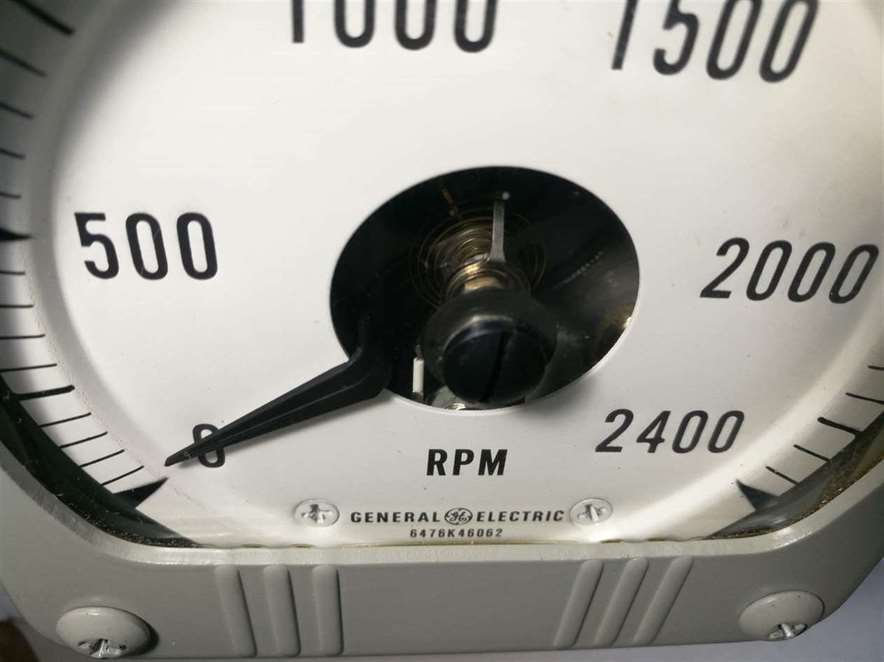 General Electric DB 14 RPM Meter