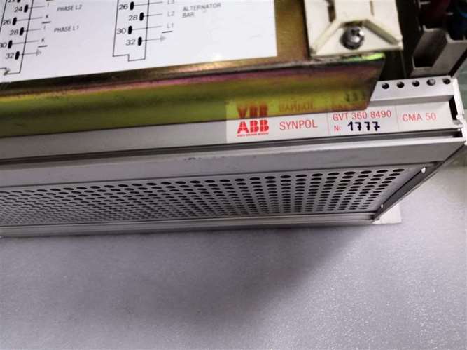 ABB CMA 50 Synpol GVT 360 8490 Control Panel