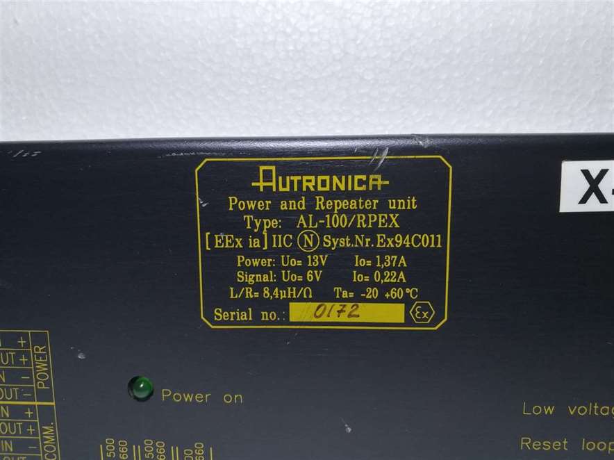 Autronica X-035 AL-100/RPEX Power Repeter Units