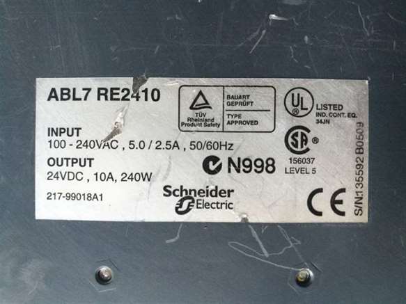 Schneider Telemecanique ABL7 RE2410 Power Supply
