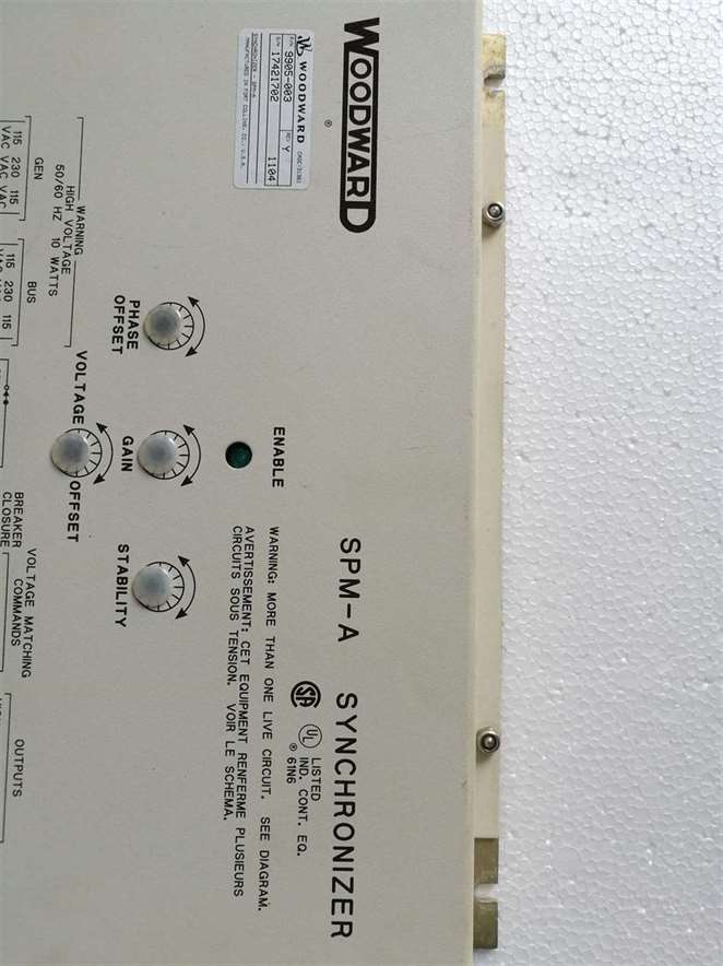 Woodward 9905-003 SPM-A Synchronizer