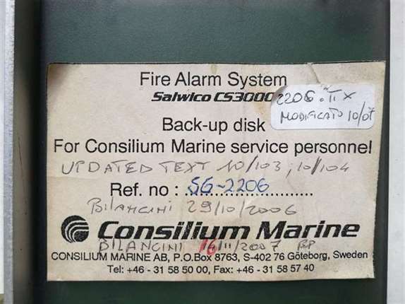 Consilium Salwlco CS3000 Fire Alarm Control Panel*
